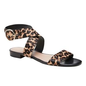 Banana Republic Leopard Leather Sandal